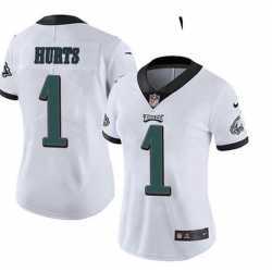 Women's Philadelphia Eagles #1 Jalen Hurts Limited White Vapor Untouchable NFL Jersey,We sell and wholesale Women's Philadelphia Eagles #1 Jalen Hurts Limited White Vapor Untouchable NFL Jersey on line form chian!